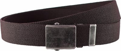 Landley Elastische XXL Canvas Riem Bruin - Lange Stretch Koppelriem - Dames en Heren - Zelf op maat maken - Totale lengte 175 cm - Tot taillemaat 160
