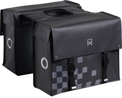Willex Bisonyl - Dubbele Fietstas - 46 liter - Mat Zwart