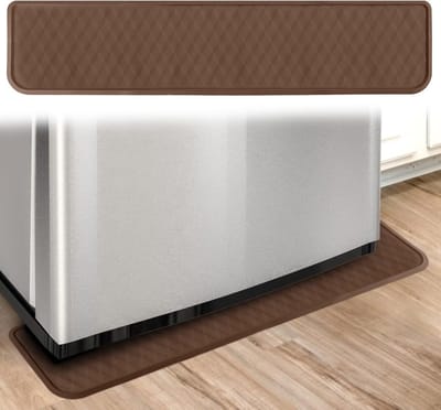 Siliconen Drupbak voor Koelkast 95x21.5cm - Antislip Beschermmat voor Koelkast, Wasmachine en Droger - Ideaal voor Vloerbescherming en Gemakkelijk Schoonmaken