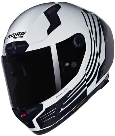 Nolan X-804 RS Ala 344 Wit Zwart Glossy Integraalhelm - Maat XL - Helm