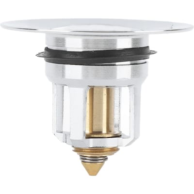 Universele Wastafel Stopkraan Messing Veer Kern Afvoer Stop Geurafsluitende Plug white