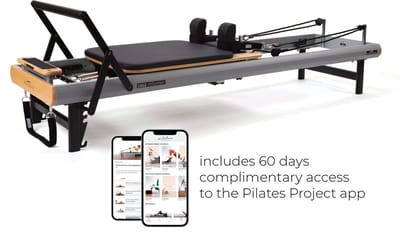 casa™ Reformer - Pilates Apparaat voor thuis - incl. Box, Non-Slip Mat & Straps - Aluminium