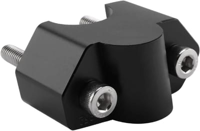 Stuurverhogers Motor - Hogere Klemmen - Comfortabeler Rijden - Aluminiumlegering - 2.54 cm - Zwart