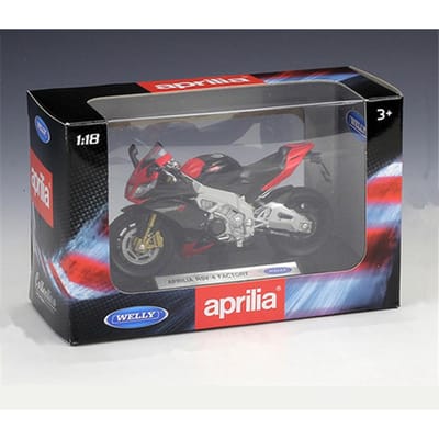 Welly 1:18 Aprilia Rsv 4 Factory Lichtmetalen Sportmotor Model Diecast Metaal Speelgoed Race Motor Model Simulatie Kindercadeau