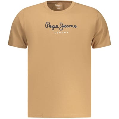 Pepe Jeans Marrone Katoenen Heren T-Shirt