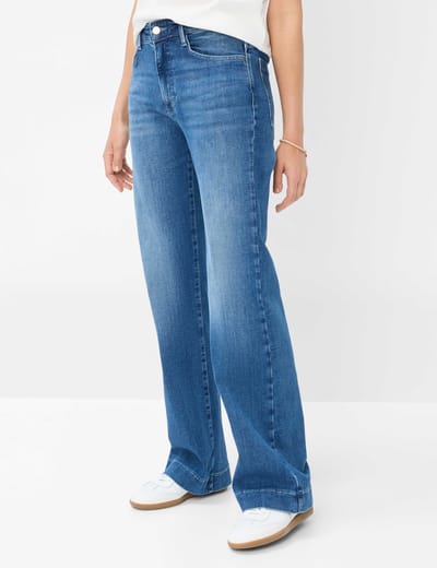 Brax Dames Jeans  Style MAINE sky blue, denim blauw regular, maat 32