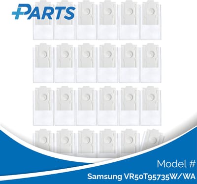 Samsung VR50T95735W/WA Stofzakken (24 Stuks, Plus.Parts® alternatief voor VCA-RDB95)