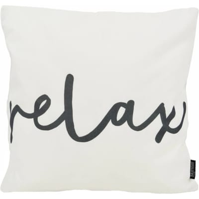 Gek op kussens! Sierkussen black & white relax outdoor | 45 x 45 cm | polyester