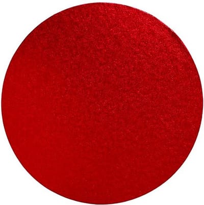 BrandNewCake® Cake Drum Rood - Rond Ø20cm - Cakedrum 13mm Dikte - Stevige Taartonderlegger