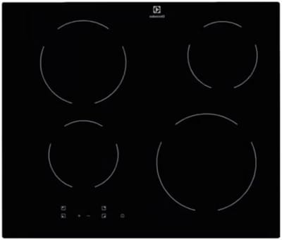Keramische Kookplaat - Elektrisch fornuis - Koken en bereiden - Touch bediening - 59 cm breed - Zwart