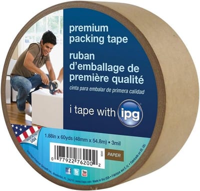 Sterke verpakkingstape van kraftpapier voor het verzegelen van dozen - 3-pack
