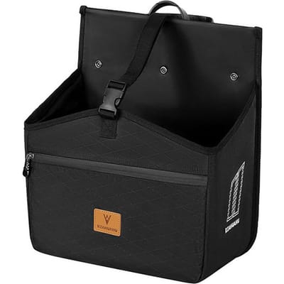 RZAHUAHU 21L Fietstassen Multifunctionele Waterdichte Fietszak Achterdrager Zitzak voor Racefiets Mountainbike zwart