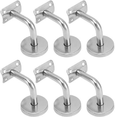 Dailygoods- Leuningbeugel 304 Roestvrij Staal - Muurbevestiging - Trapleuning Ondersteuning - Hoge Stabiliteit - Sterk Draagvermogen - Voor Binnen/Buiten