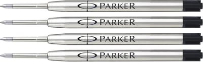 Balpenvulling Parker QuinkFlow Medium Zwart x 4.