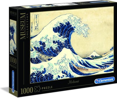 Clementoni - Puzzel - 1000 Stukjes - De grote golf van Kanagawa van Hokusai - Puzzel Voor Volwassenen - Art Collection