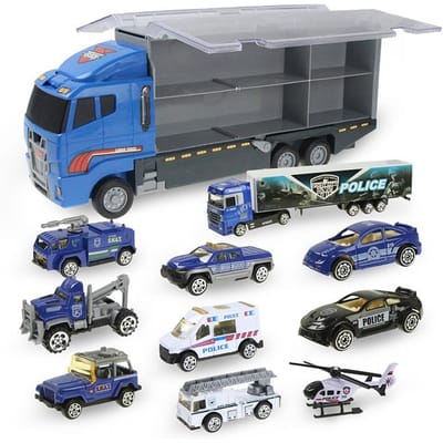 12-in-1 Legering Bouwvoertuigen 1:64 Mini Bouwmodel Voertuigen Mini Legering Auto's Lader Tractor Graafmachine Speelgoed voor Jongens Cadeaus