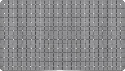 QUVIO Badmat - Badmat antislip - Antislip matten - Badmatjes - Badkamer accessoires - PVC - Grijs - 40 x 70 x 1 cm