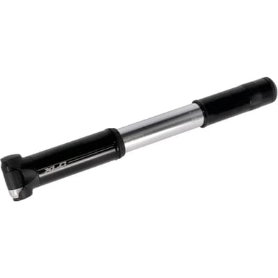 XLC PU-R03 Race Mini Fietspomp - Aluminium - Zwart/Zilver