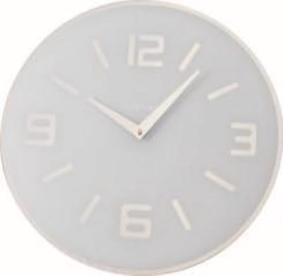NeXtime Shuwan - Klok - Rond - Glas - Ø43 cm - Wit