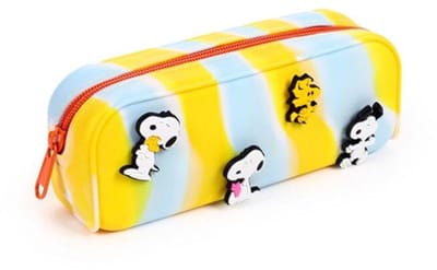 Snoopy & Woodstock Siliconen Pennenetui – Peanuts – 19 x 7 cm