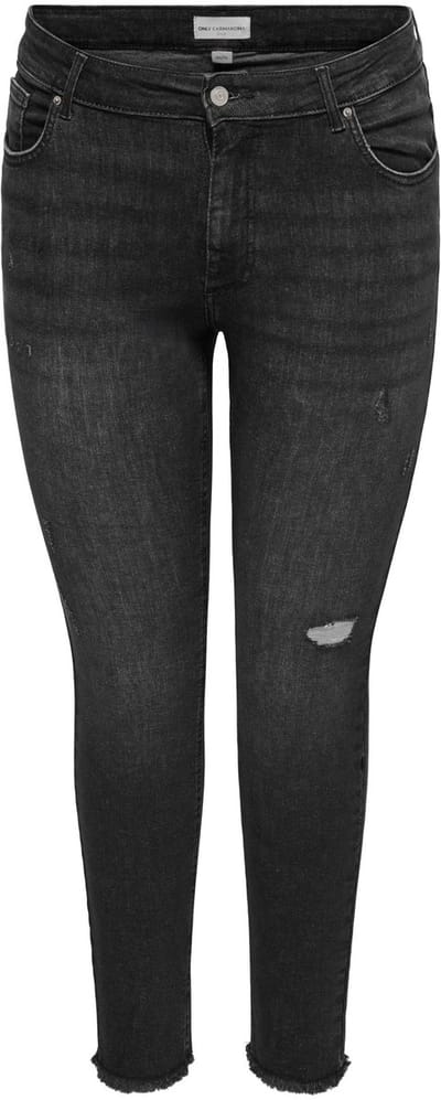 ONLY Carmakoma Skinny fit jeans CARWILLY Mid waist Skinny fit Enkel lengte Jeans