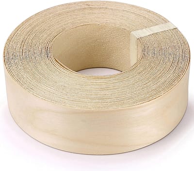 Melamine Fineer Houtfineer 50 mm × 15 m voor Planken, Kasten en Deuren (Berken)
