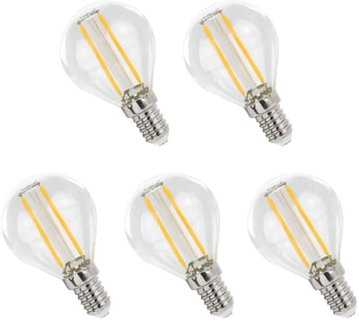 Spectrum LED Lamp E14 1W 230V - 110 Lumen - 4000K Neutraal wit - Natuurlijk licht - Energiezuinig - 5 stuks