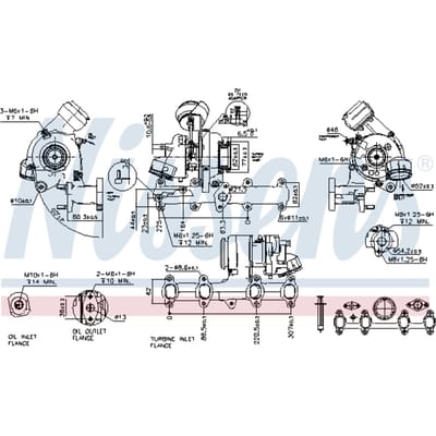 Supercharger, drukvulling NISSENS 93099