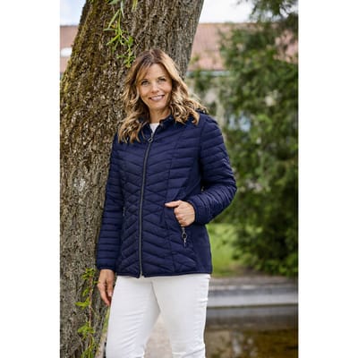 Katja Marineblauw Jas