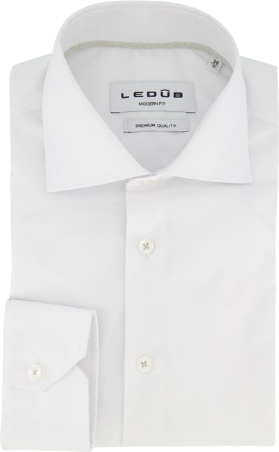 Ledub casual overhemd wit