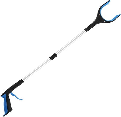 Grijper Reikgereedschap - Hulpstuk Opvouwbaar - Voorwerpen Oppakken - Anti-slip Klauw - 83 cm - Grijs