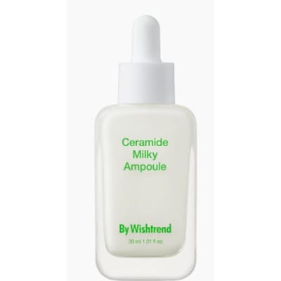 By Wishtrend Ceramide Milky Ampoule 30ml | Intensieve Barrièreherstel & Diepe Hydratatie voor Gevoelige Huid white