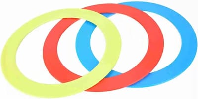 Agility hoepels - Gooi ringen - Training verbeteren - Duurzaam materiaal - 3 stuks - Meerkleurig