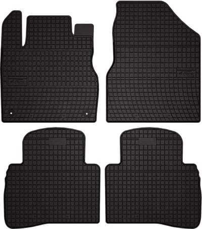 Wielganizator SolidPRO - Rubber Autovloermatten - Zwart - Voor Nissan Murano Z51 SUV (2008-2015)
