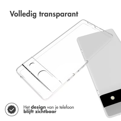 Accezz Hoesje - Geschikt voor Google Pixel 7a - Clear Backcover - Transparant