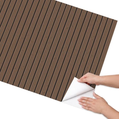 Coloray Meubel Wrap Folie - Bruin Meubelfolie - 75x150 cm - Meubelfolie Zelfklevend houten planken - Wrapfolie Keuken - Rustiek Meubelfolie - Decoratiefolie - Tafeldecoratie - Texturen