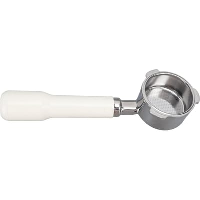 Bodemloze Portafilter 51mm 3 Oren Roestvrij Staal Koffie Portafilter voor 6001 5403 KF5400 Wit L wit