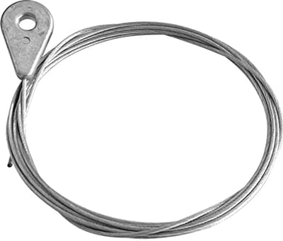 Flexibele kabel voor grasmaaier - 1,5 mm, 2,5 m, met oogkop, Ø 6,5 mm - Geschikt voor motoraandrijving en tractoren