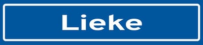 Fotofabriek Straatnaambord Lieke | Straatnaambord met naam | Cadeau Lieke