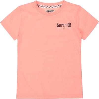 DJ Dutchjeans jongens t-shirt Superior Neon Coral