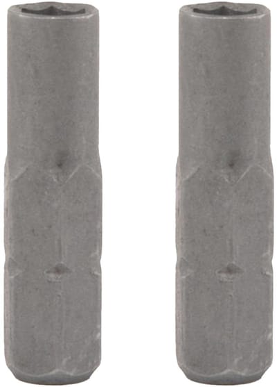Dailygoods - Hexagonale Schroevendraaiers - 2 Stuks - Duurzaam en Compact - 1/4 Inch en 4mm - Ideaal voor Klussen - Hoogwaardige Chrome Vanadium Staal