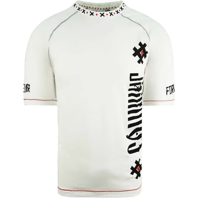 Puma x Jahnkoy Korte Mouw Crew Neck Wit Heren T-shirt 596682 02