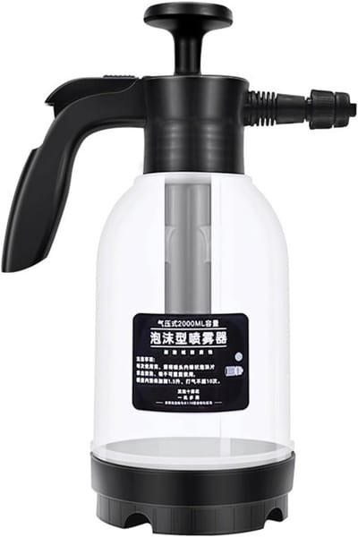 Schuimspuit Fles - Reinigings Mister - Auto Wassen Tuinieren - Handmatige Druk Verneveling - 2L Inhoud 22.6cm Breed