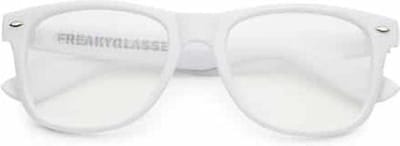 Freaky Glasses® - deluxe spacebril spiraal - festival bril - dames en heren - wit