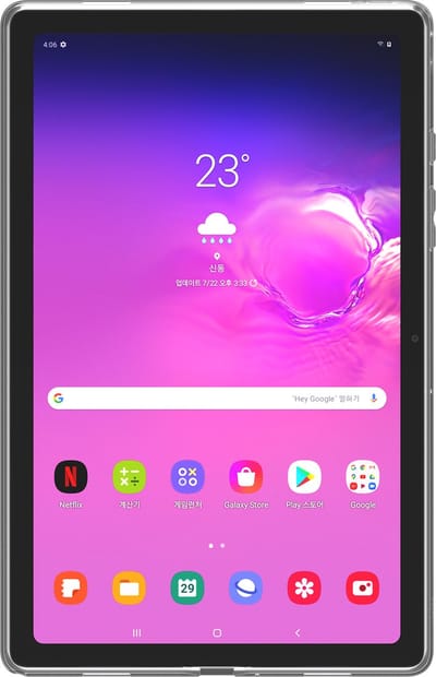 Samsung galaxy Tab A7 2020 10,4 inch - bumper Hoes Transparant