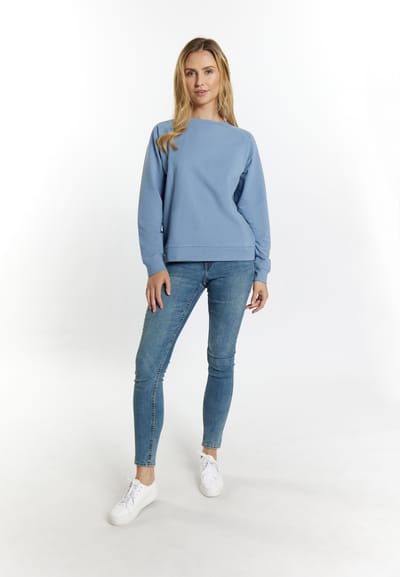 usha Sweatshirt Dames denimblauw