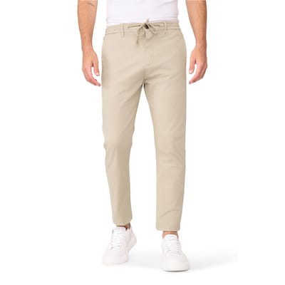 Cotton Chino Pant Prime Sand - L - Solution Clothing