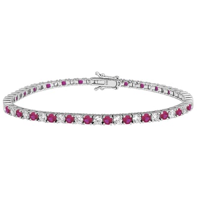Juwelier Zwartevalk - Zilveren (gerhodineerd) tennis armband - 23.315-R/18 cm