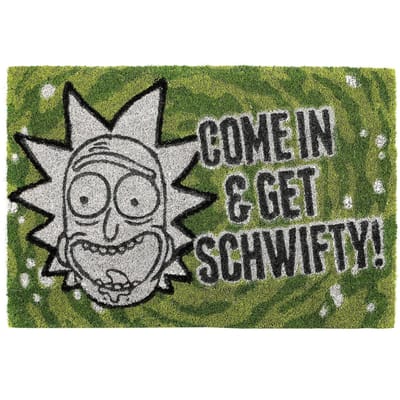 Rick And Morty Get Schwifty Unisex Deurmat - meerkleurig - Standard