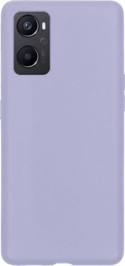 Hoes - Geschikt voor OPPO A76 - Sterk & Shockproof - Hoesje Cover - Siliconen Case - Lila